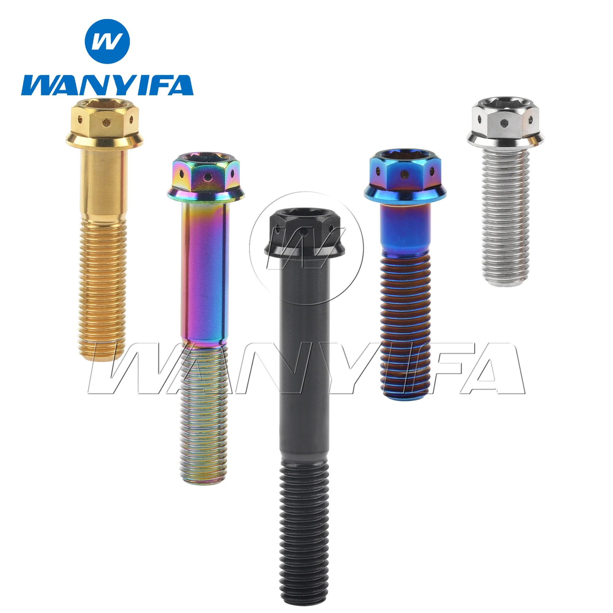Wanyifa Titanium Bolt M10X20—90Mm Flange Hex Head Screws Pitch 1.25/1.5mm for Motorcycle Conversion
Wanyifa Titanium Bolt M10X20—90Mm Flange Hex Head Screws Pitch 1.25/1.5mm for Motorcycle Conversion