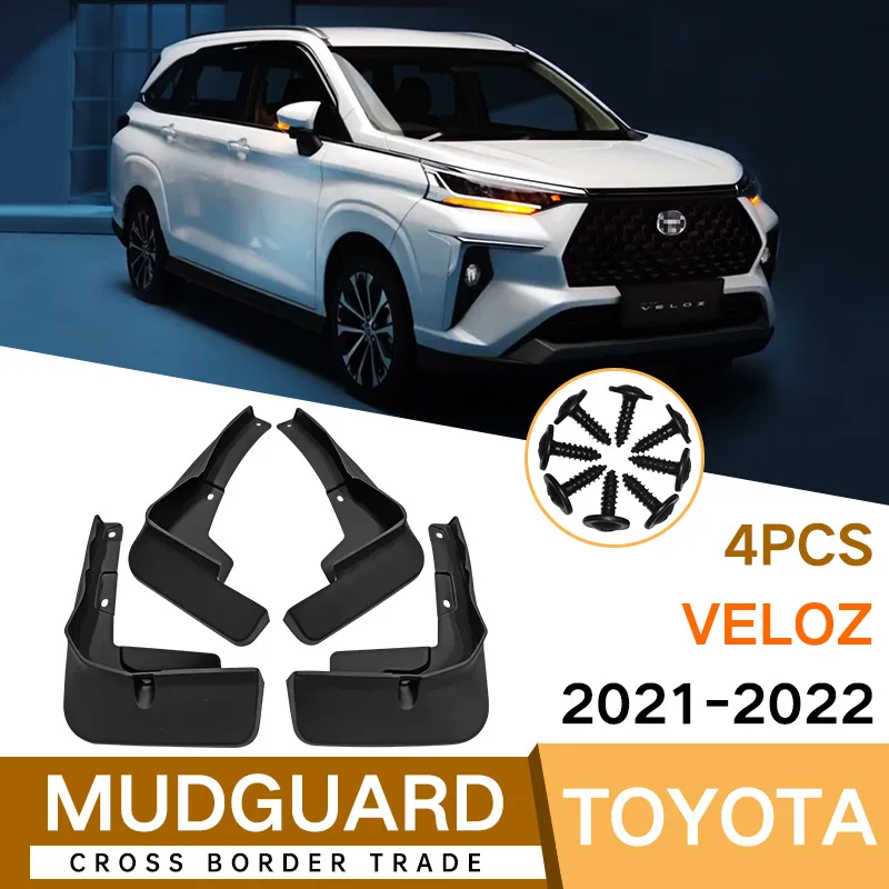 For Toyota veloz 2021-2022 Mud Flaps Auto Splash Guard Mudguards MudFlaps Front Rear Fender Anti-splash Guards Car Accessories
For Toyota veloz 2021-2022 Mud Flaps Auto Splash Guard Mudguards MudFlaps Front Rear Fender Anti-splash Guards Car Accessories