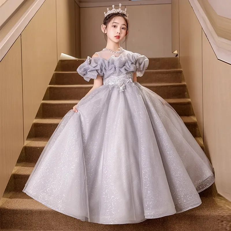 Children's Dress High-End10Girls' Birthday Party Princess Dress Girls' Host Pettiskirt Speech Racing Suit
Children's Dress High-End10Girls' Birthday Party Princess Dress Girls' Host Pettiskirt Speech Racing Suit