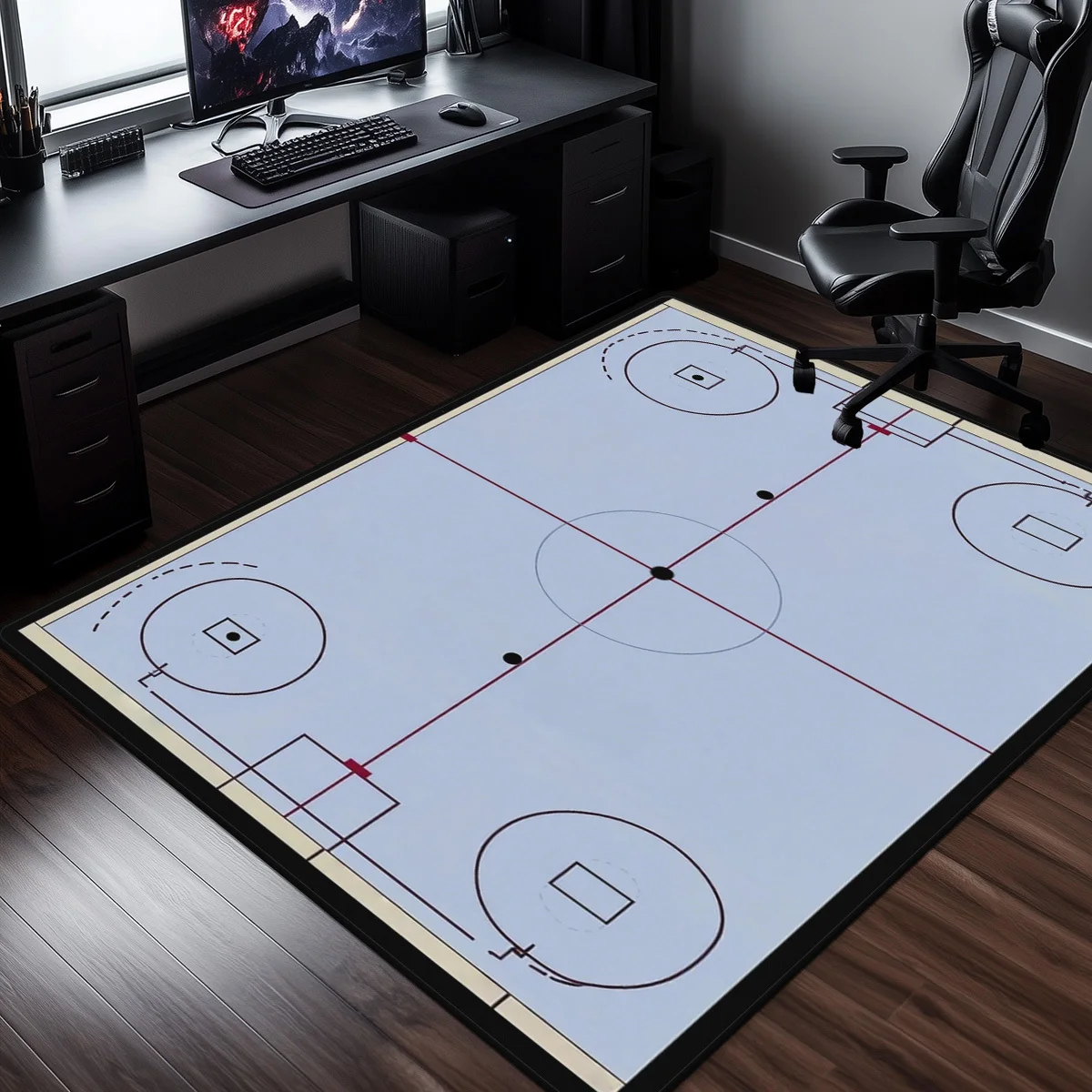 Hockey Rink Game Court Rug Crystal Velvet Carpet Sports Theme Office Room Decor Ice Hockey Floor Mat Arena Design PlayAreaCarpet
Hockey Rink Game Court Rug Crystal Velvet Carpet Sports Theme Office Room Decor Ice Hockey Floor Mat Arena Design PlayAreaCarpet