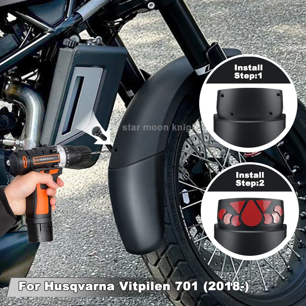 For Husqvarna Vitpilen701 Vitpilen 701 2018- Motorcycle Front Fender Splash Extender Fender Extensions Motorcycle Accessories
For Husqvarna Vitpilen701 Vitpilen 701 2018- Motorcycle Front Fender Splash Extender Fender Extensions Motorcycle Accessories