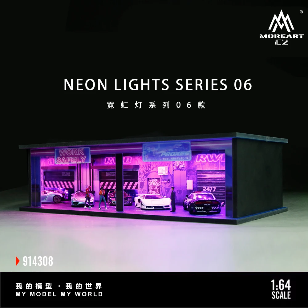 *Pre-order*MoreArt 1/64 No.6 Neon Light DIY Assemble Diorama Kit Mini Scene Decor Display Ornament
*Pre-order*MoreArt 1/64 No.6 Neon Light DIY Assemble Diorama Kit Mini Scene Decor Display Ornament