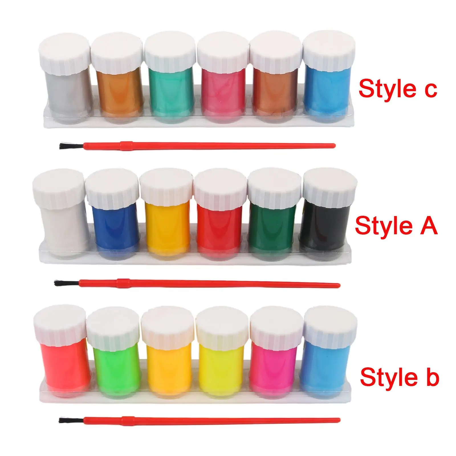 Washable Paint for Kids Finger Paint 22ml Each Children's Painting Poster Paint Set 6 Colors for Gouache Watercolor Classroom
Washable Paint for Kids Finger Paint 22ml Each Children's Painting Poster Paint Set 6 Colors for Gouache Watercolor Classroom