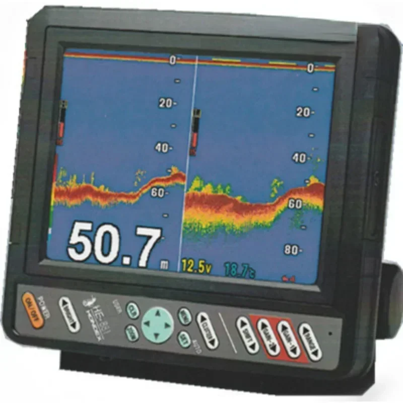 He-881 Fish Finder Can Be Equipped with TD-26 Probe 600W and TD-34 Probe 1000W
He-881 Fish Finder Can Be Equipped with TD-26 Probe 600W and TD-34 Probe 1000W