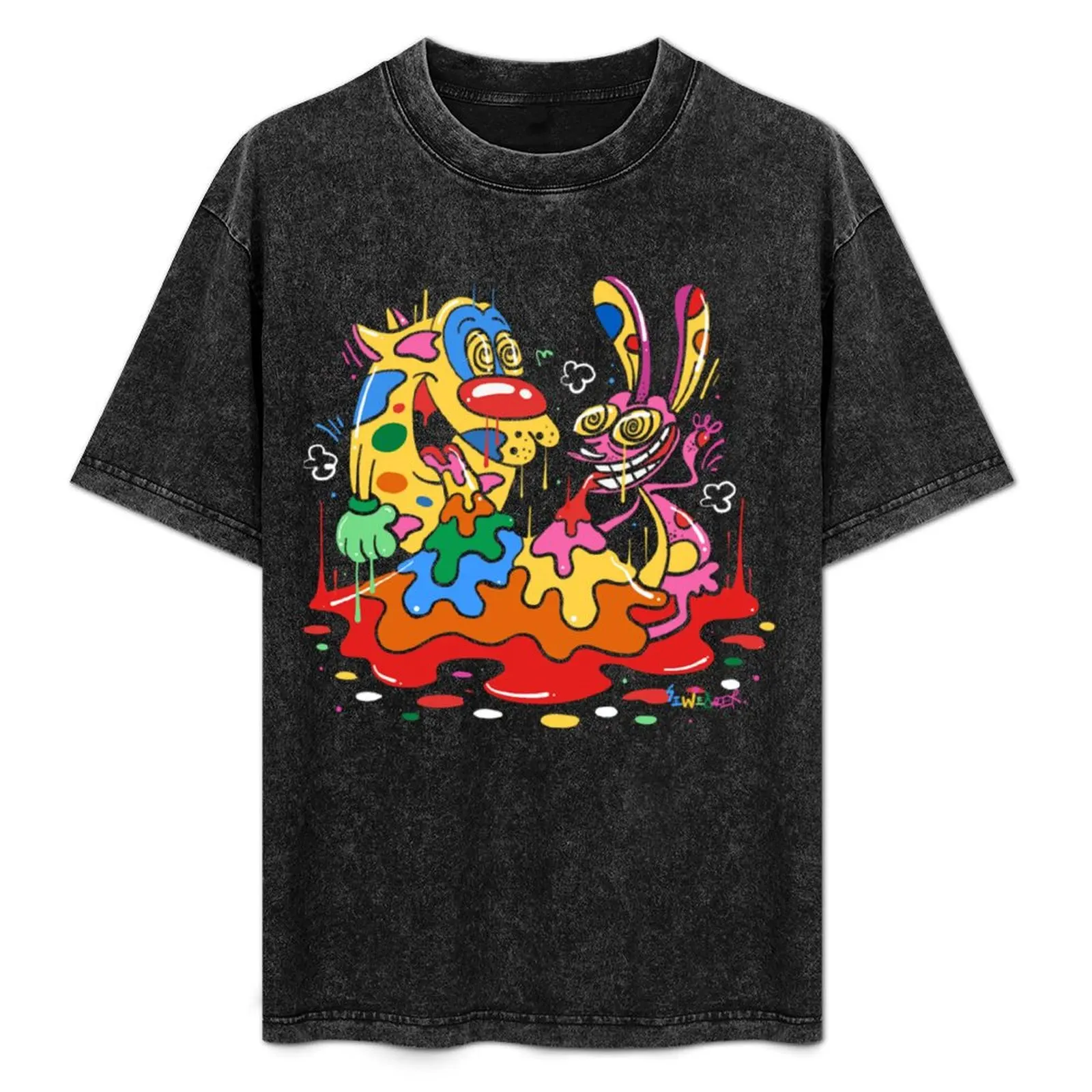 Rainbow Ren and Stimpy T-Shirt anime figures customs vintage clothes boys whites mens shirts graphic tee
Rainbow Ren and Stimpy T-Shirt anime figures customs vintage clothes boys whites mens shirts graphic tee