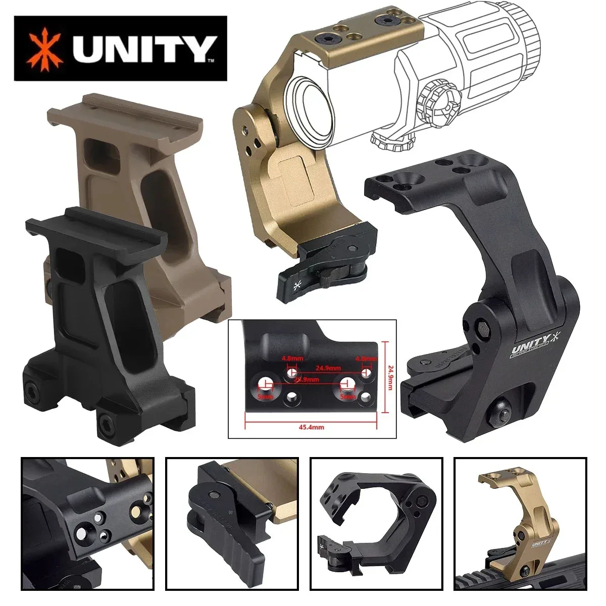 Tactical Unity Fast Mount Metal Fast Scope Red Dot Sight Lerna Mount Kit Elevated Base Hunting Mounts G33 G43 G45 Scope Mounts
Tactical Unity Fast Mount Metal Fast Scope Red Dot Sight Lerna Mount Kit Elevated Base Hunting Mounts G33 G43 G45 Scope Mounts