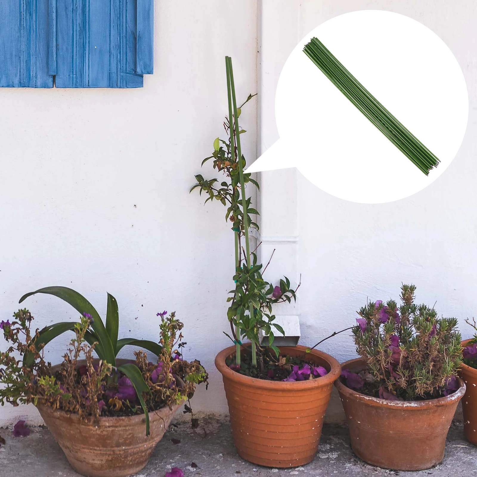 50pcs Iron Wire Support Frame Plant Stakes Garden Flower Arrangements Indoor Metal Pole Sticks Climbing Plants Tomatoes
50pcs Iron Wire Support Frame Plant Stakes Garden Flower Arrangements Indoor Metal Pole Sticks Climbing Plants Tomatoes