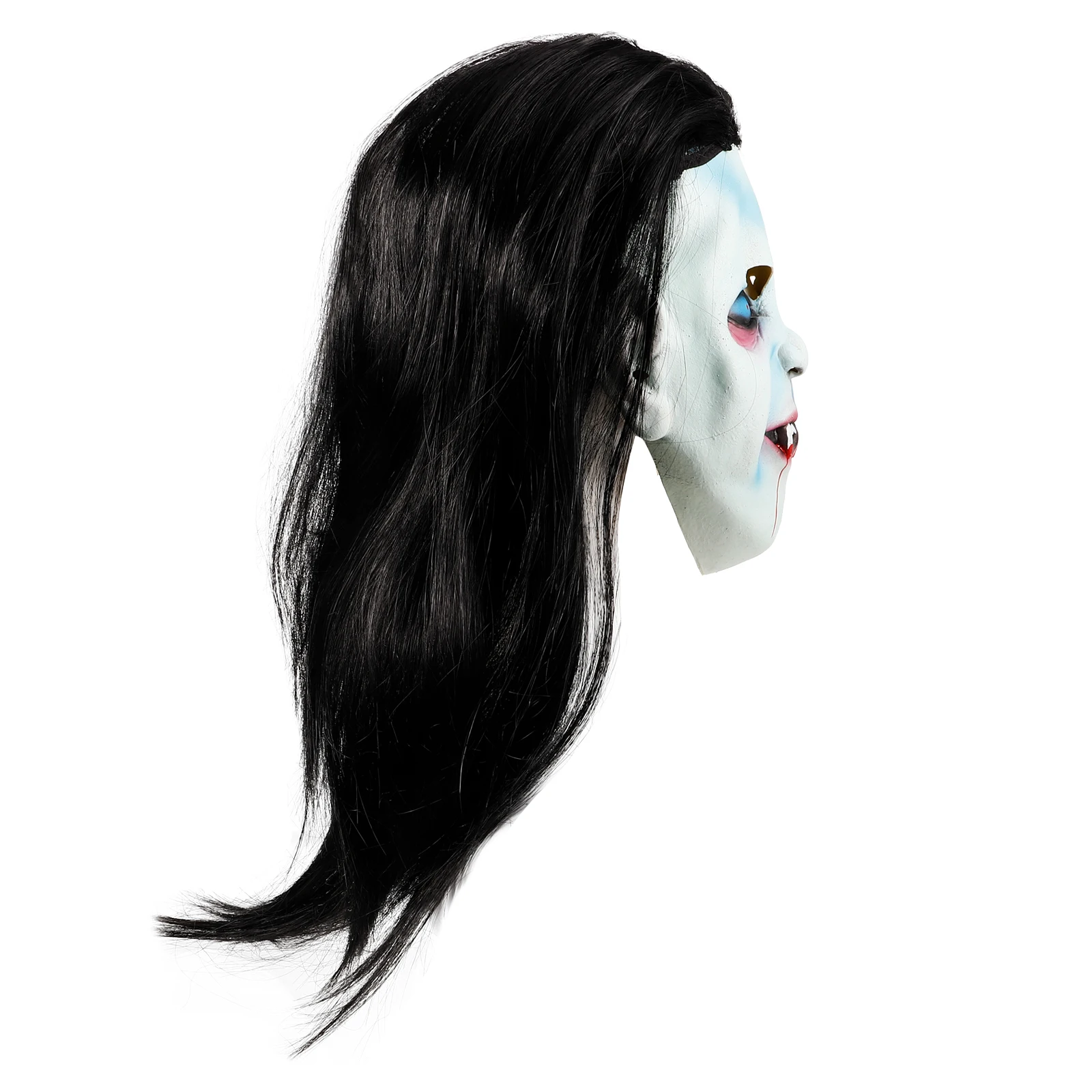 Unique Sadako Horror Mask For Halloween Scary Costume Party Adult Latex Face Mask Zombie Festival Gift Comfortable Allergy
Unique Sadako Horror Mask For Halloween Scary Costume Party Adult Latex Face Mask Zombie Festival Gift Comfortable Allergy
