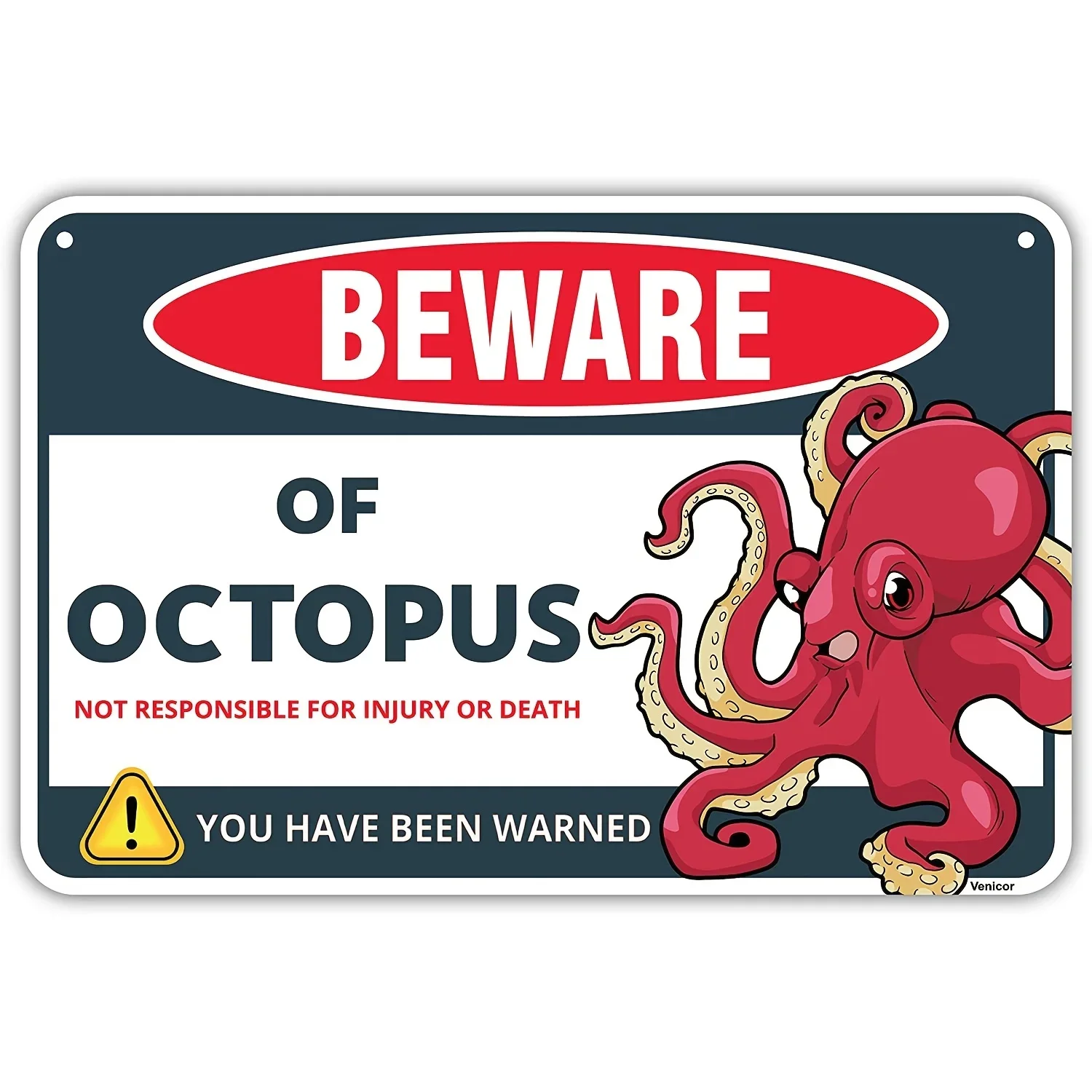 B Metal Sign Board, Beware Of Octopus Wall Art Decor, Retro Vintage Kitchen Bedroom Cafe Living Room Wall Decor Sign, 8*12in
B Metal Sign Board, Beware Of Octopus Wall Art Decor, Retro Vintage Kitchen Bedroom Cafe Living Room Wall Decor Sign, 8*12in