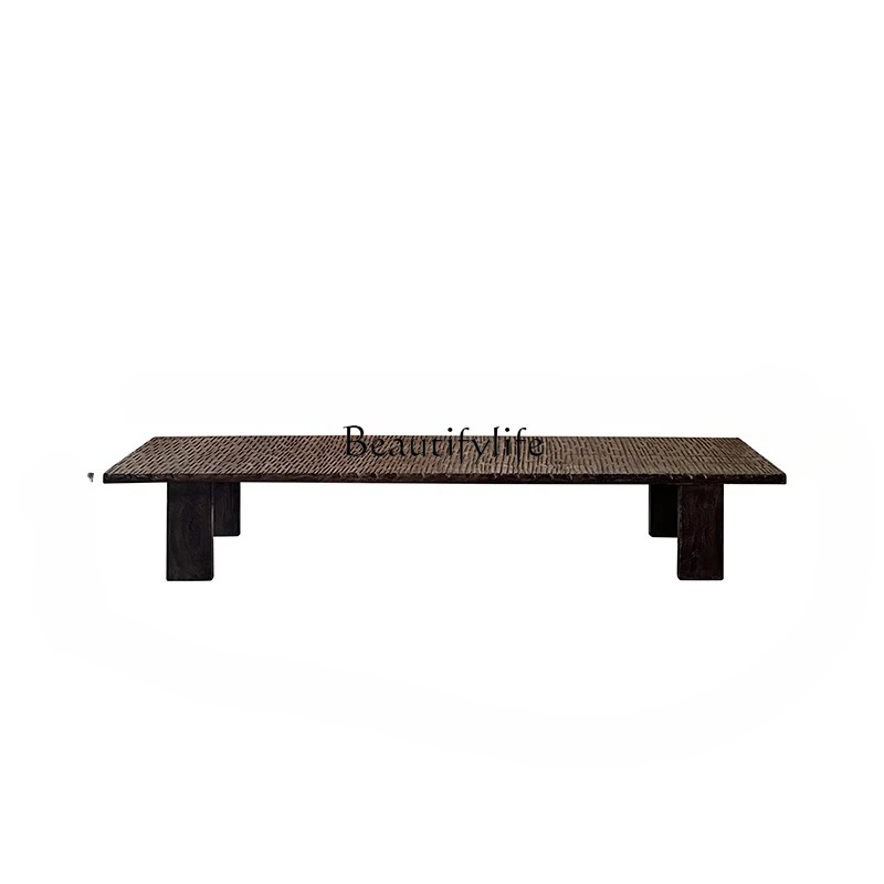 Solid wood long coffee table sofa table wabi-sabi wind low table bench TV cabinet log creative Japanese minimalist hotel
Solid wood long coffee table sofa table wabi-sabi wind low table bench TV cabinet log creative Japanese minimalist hotel