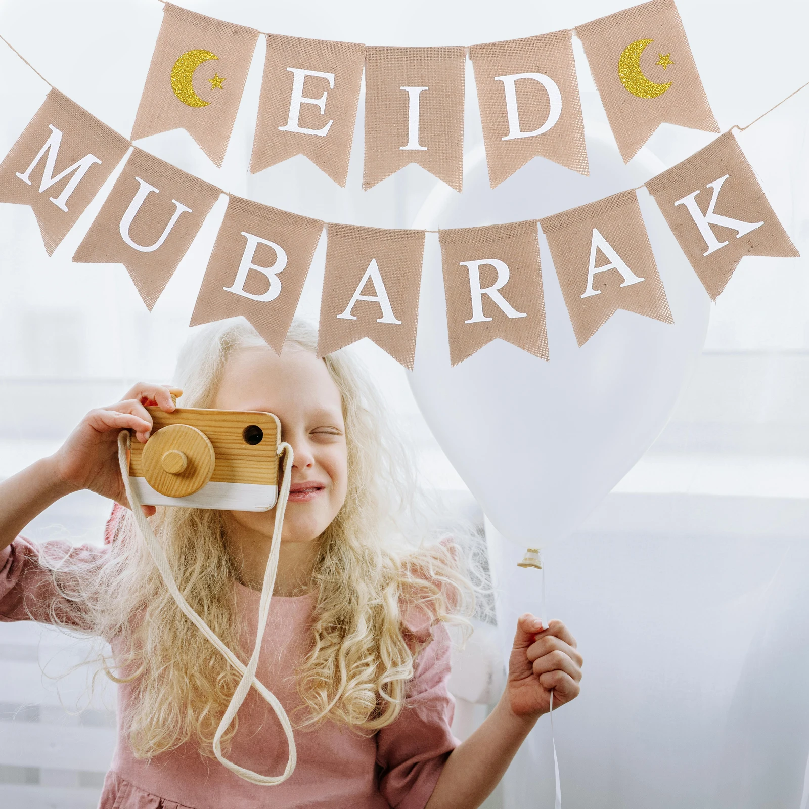 1Set Linen Eid Mubarak Banner Rustic Design Ramadan Festival Hanging Decoration Eid Party Pendant Ramadan Flag Decor
1Set Linen Eid Mubarak Banner Rustic Design Ramadan Festival Hanging Decoration Eid Party Pendant Ramadan Flag Decor