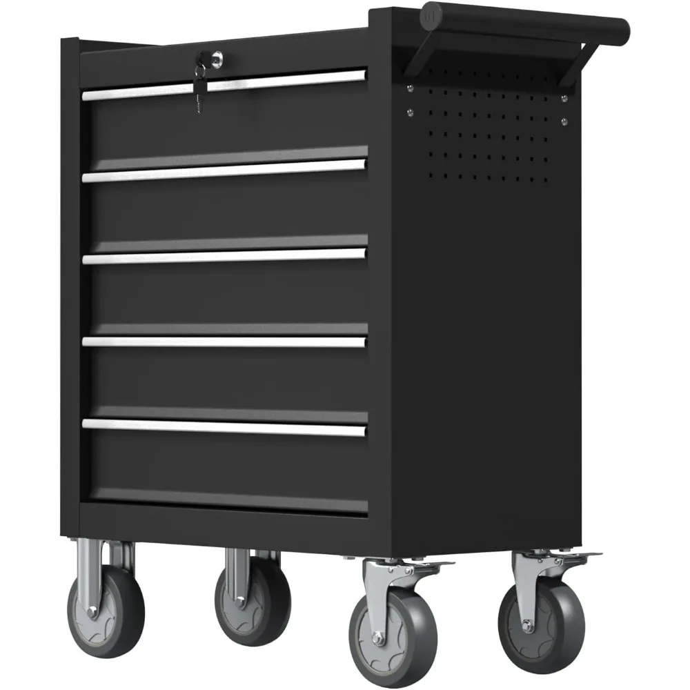 5-Drawers Garage Tool Chest, Large Capacity Cabinet Heavy Duty Mechanic Rolling Tool Box Metal Locking Tool Cart with Drawe
5-Drawers Garage Tool Chest, Large Capacity Cabinet Heavy Duty Mechanic Rolling Tool Box Metal Locking Tool Cart with Drawe