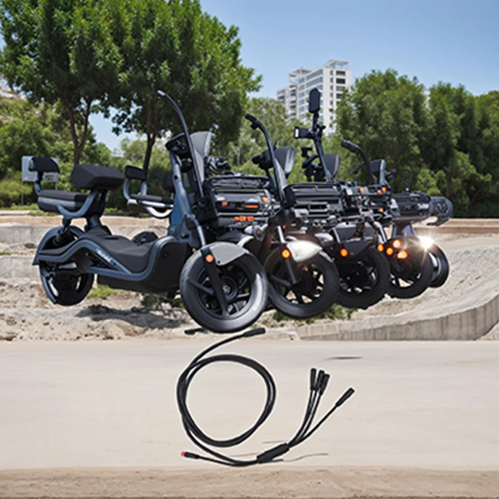 Electric Bicycle Waterproof Main Cable 1T5 Is Suitable For Some For KT Controllers E-bike Motor Cable Connection Cycling Parts
Electric Bicycle Waterproof Main Cable 1T5 Is Suitable For Some For KT Controllers E-bike Motor Cable Connection Cycling Parts