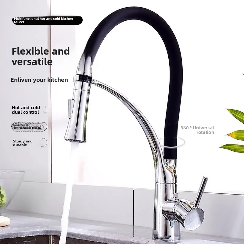 Универсальный поворотный кухонный смеситель с одной ручкой, латунный, для горячей и холодной воды, с одним отверстием, с поворотным изливом
Универсальный поворотный кухонный смеситель с одной ручкой, латунный, для горячей и холодной воды, с одним отверстием, с поворотным изливом