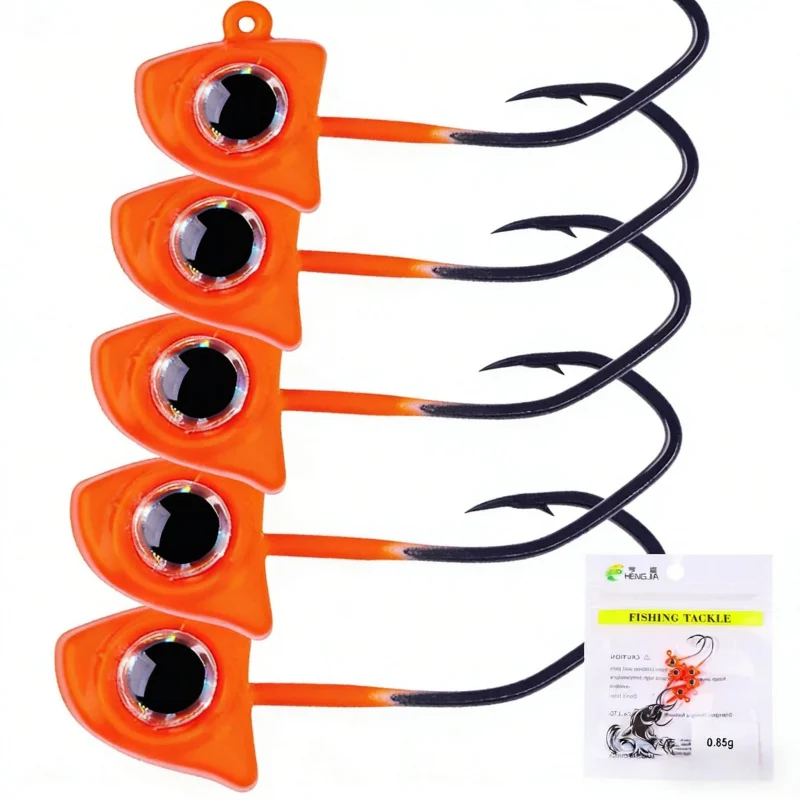 High Simulation Lead Head HookTTail Soft Bait Set5Small Size Lure Bait for Mandarin Fish and Topmouth Culter
High Simulation Lead Head HookTTail Soft Bait Set5Small Size Lure Bait for Mandarin Fish and Topmouth Culter