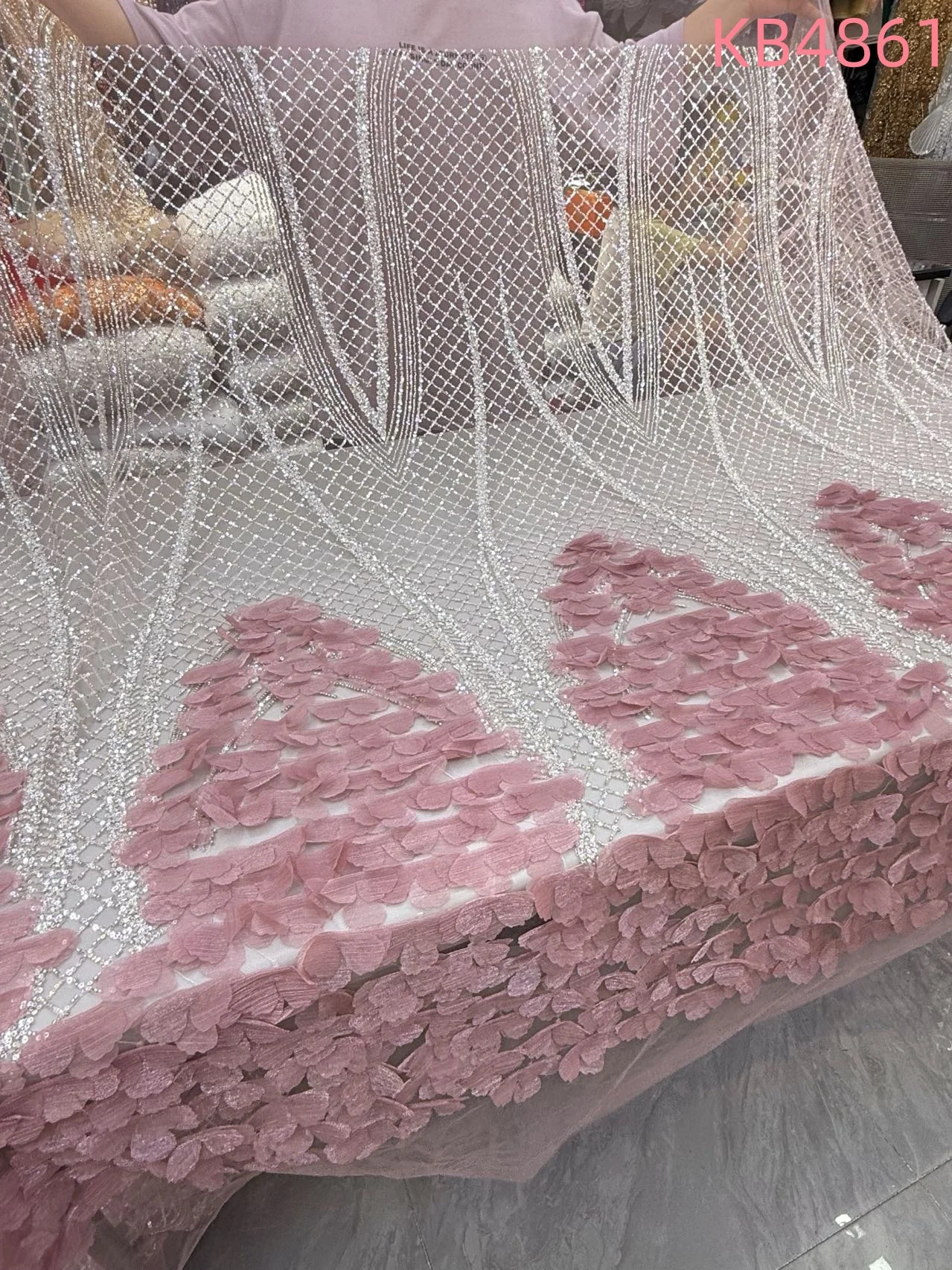 Purple African Beaded Lace Fabric Sequins Embroidery 2024 High Quality French Mesh Lace Fabric Beaded Lace For Sewing KB4861
Purple African Beaded Lace Fabric Sequins Embroidery 2024 High Quality French Mesh Lace Fabric Beaded Lace For Sewing KB4861