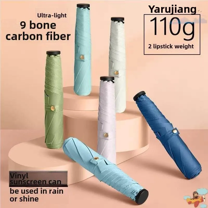Ultra-Light Sun-Protective Umbrella 120g Large 96cm UV Protection Rain And Sun Dual-Purpose 3 Fold 6 Ribs Pencil Bone Folding...
Ultra-Light Sun-Protective Umbrella 120g Large 96cm UV Protection Rain And Sun Dual-Purpose 3 Fold 6 Ribs Pencil Bone Folding...