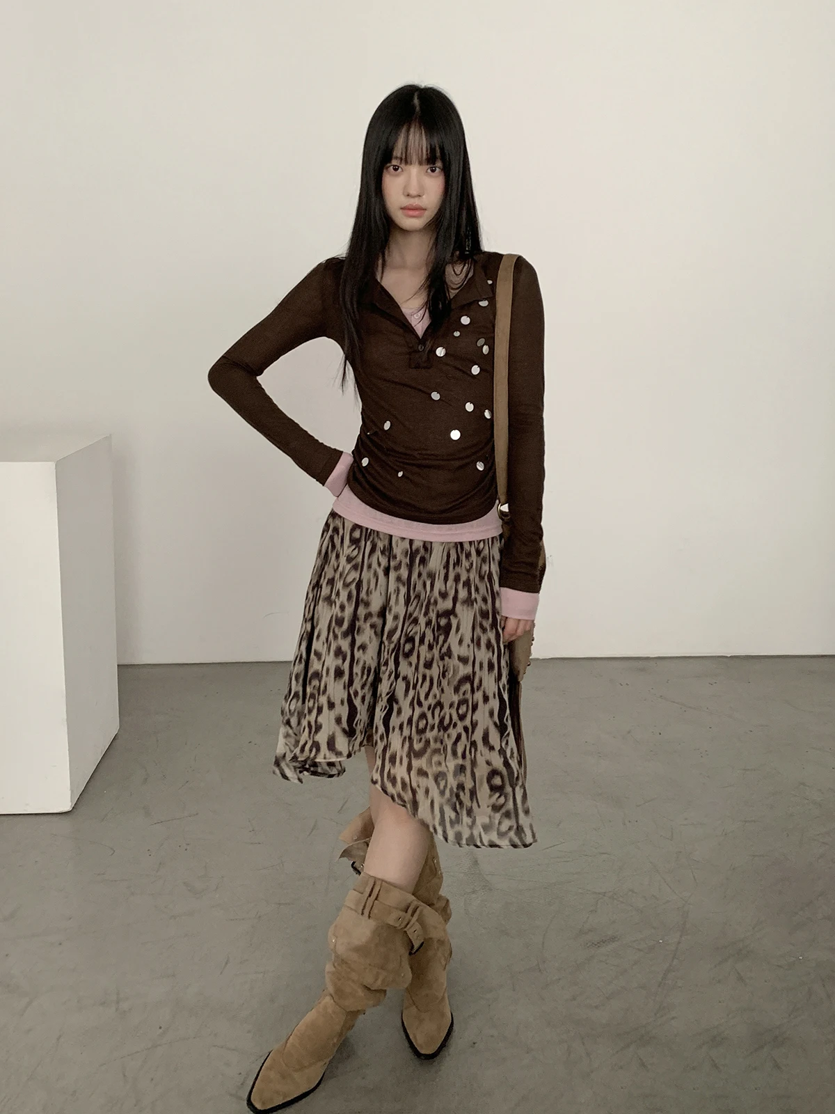 Dirl American Sle Sequin Base irt Pink Vest Long Sve Two Piece Set Top Soft Comfortable Lightweight Anti-Wrinkle
Dirl American Sle Sequin Base irt Pink Vest Long Sve Two Piece Set Top Soft Comfortable Lightweight Anti-Wrinkle