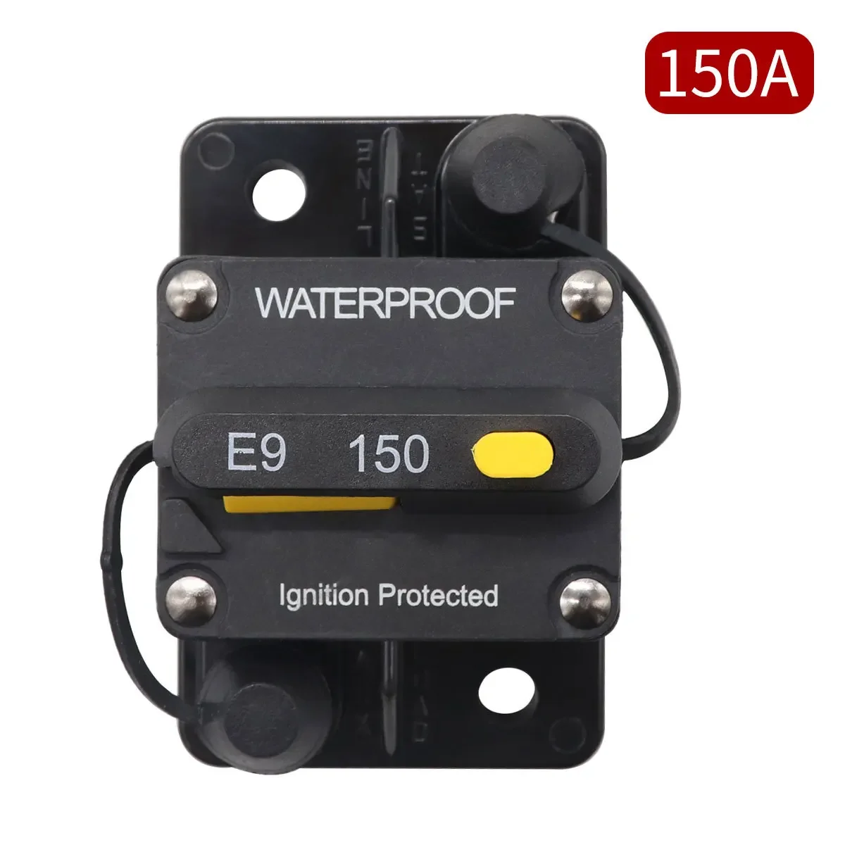 150A 12V 24V 36V 48V for car RV yacht Manual reset car circuit breaker with changeover switch overcurrent overload protector
150A 12V 24V 36V 48V for car RV yacht Manual reset car circuit breaker with changeover switch overcurrent overload protector