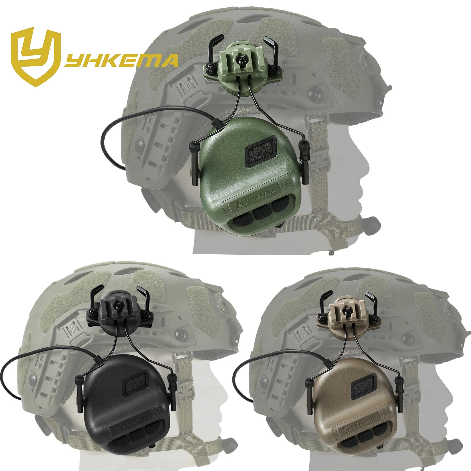 YHKEMA E80 Tactical Shooting Headset Electronic Noise Cancelling Earmuff with Mic for Communication,6 X Sound Pickup for Hunting
YHKEMA E80 Tactical Shooting Headset Electronic Noise Cancelling Earmuff with Mic for Communication,6 X Sound Pickup for Hunting