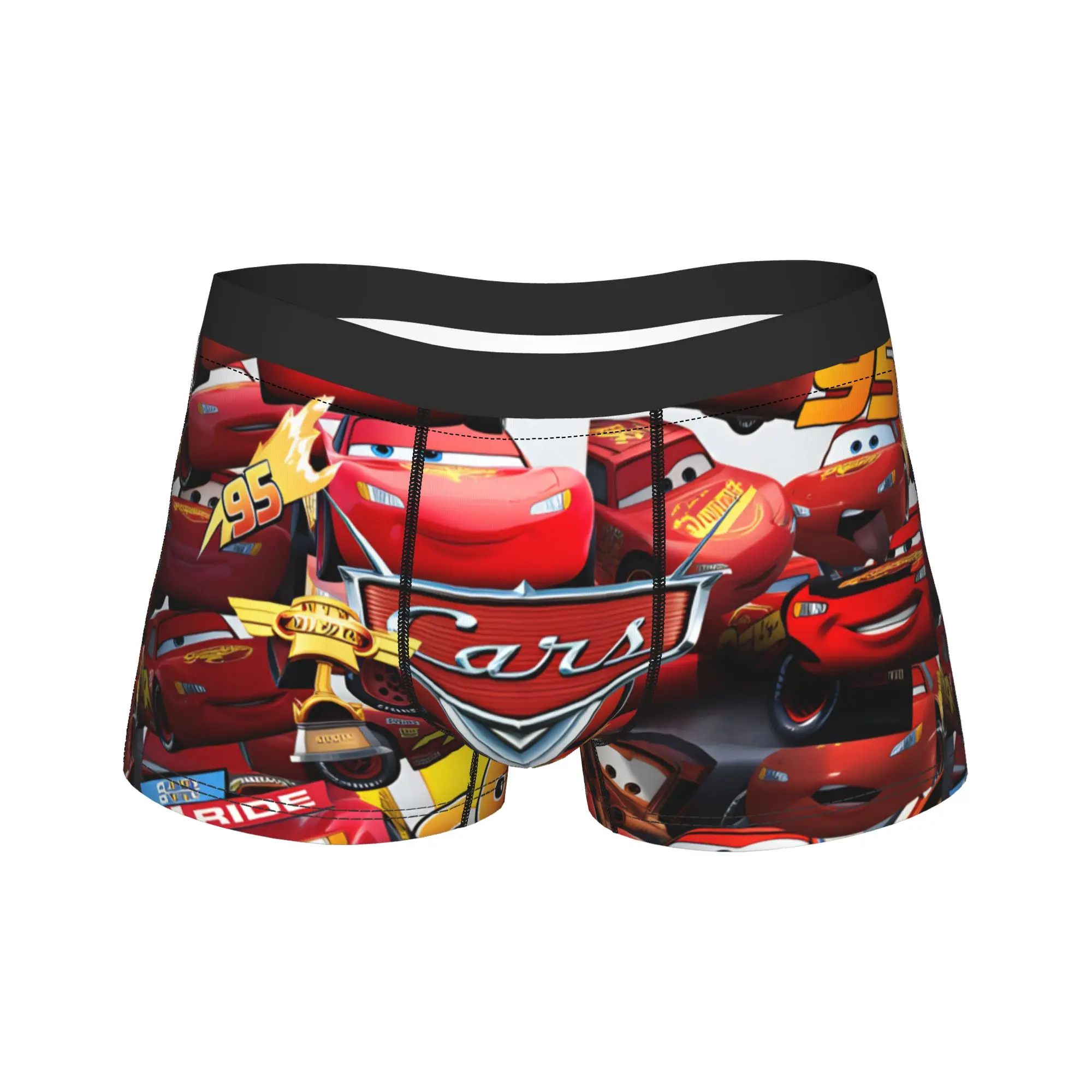 Cars Lightning McQueen KA-CHOW Typography Boxer Shorts Pouch Underwear Quality Printing Boxer Brief Classic Males Underpants
Cars Lightning McQueen KA-CHOW Typography Boxer Shorts Pouch Underwear Quality Printing Boxer Brief Classic Males Underpants