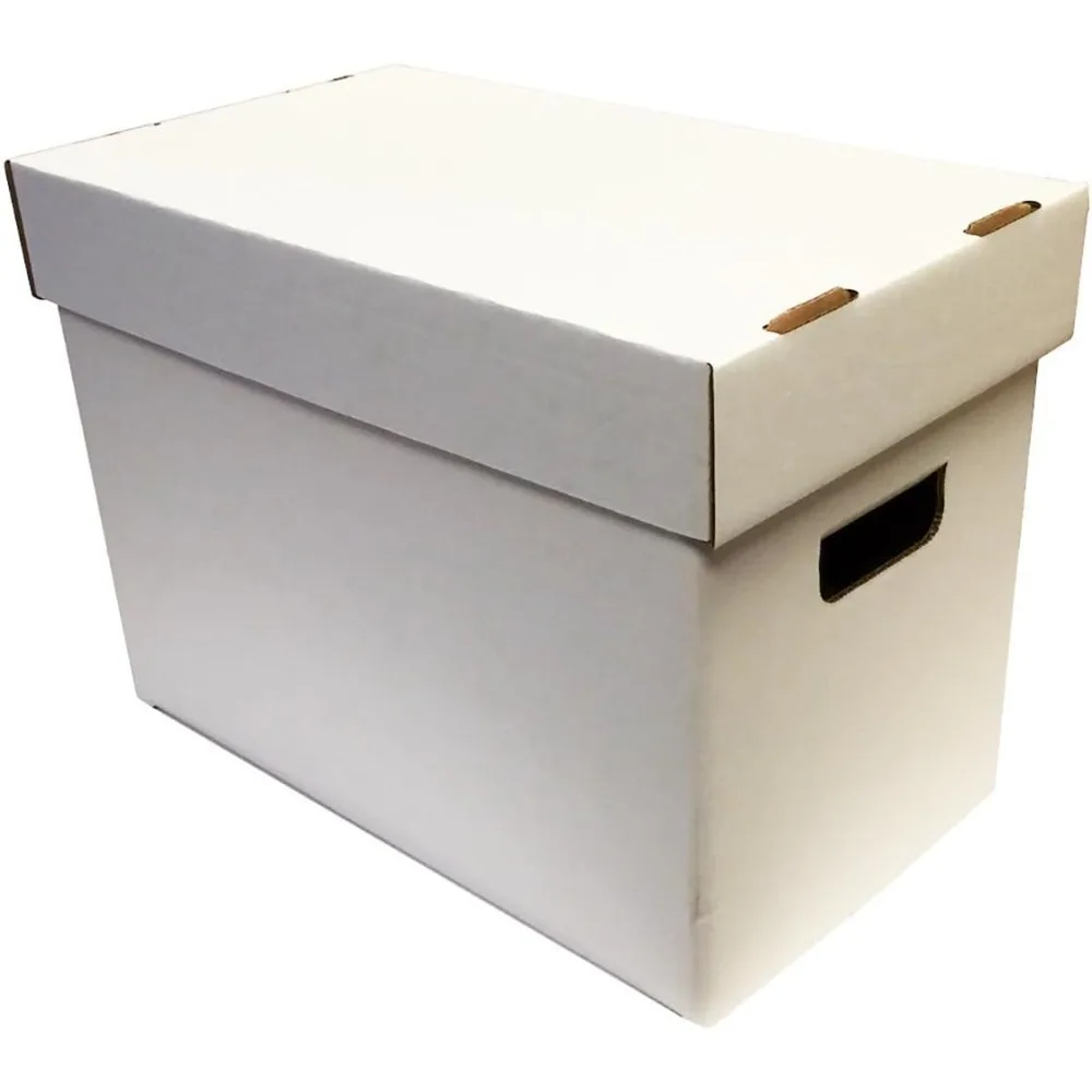 Bundle of 10 Magazine Cardboard Storage Boxes - WHITE without Graphics by Max Pro Collecting Supplies
Bundle of 10 Magazine Cardboard Storage Boxes - WHITE without Graphics by Max Pro Collecting Supplies