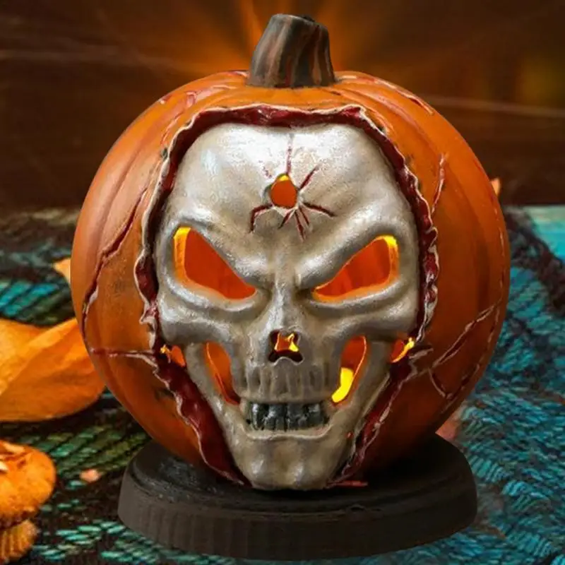 Halloween Skull Ornament Fake Skull Model Pendant Statue Pumpkin Skull Figurines Desktop Decor Resin Crafts Halloween Decoration
Halloween Skull Ornament Fake Skull Model Pendant Statue Pumpkin Skull Figurines Desktop Decor Resin Crafts Halloween Decoration