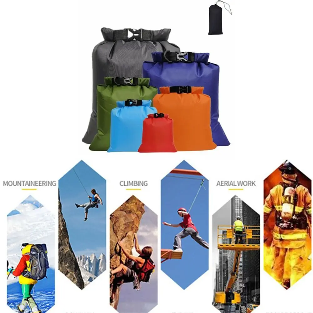 6 Pcs/Set Polyester Taffeta Outdoor Waterproof Storage Bags Lightweight Multi-Size Waterproof Dry Bags Waterproof Storage Bags
6 Pcs/Set Polyester Taffeta Outdoor Waterproof Storage Bags Lightweight Multi-Size Waterproof Dry Bags Waterproof Storage Bags