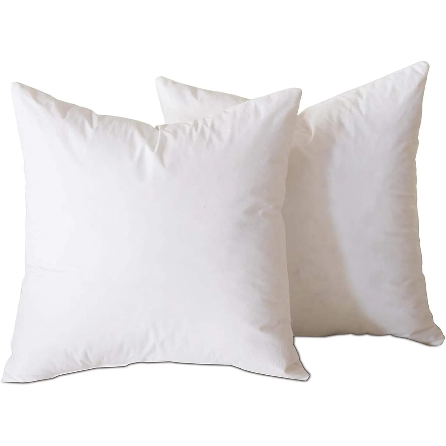 17x17 Hypoallergenic Fluffy Faux Down Poly Square Pillow Insert, 100% Cambric Cotton Shell, Never Vacuum-Packed,
17x17 Hypoallergenic Fluffy Faux Down Poly Square Pillow Insert, 100% Cambric Cotton Shell, Never Vacuum-Packed,