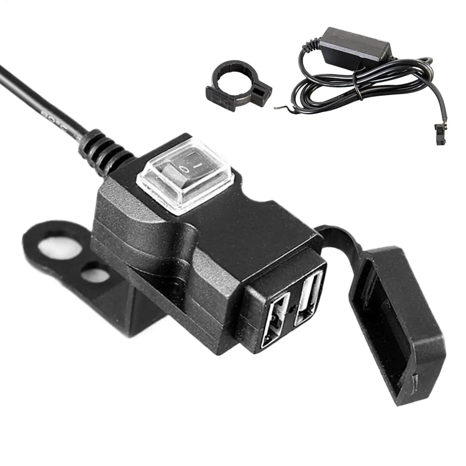 Motorcycle Phone Charger Waterproof Quick Power Socket Motorcycle USB Adapter For GPS Tablet Dashboard Camera Motorbike Scooter
Motorcycle Phone Charger Waterproof Quick Power Socket Motorcycle USB Adapter For GPS Tablet Dashboard Camera Motorbike Scooter