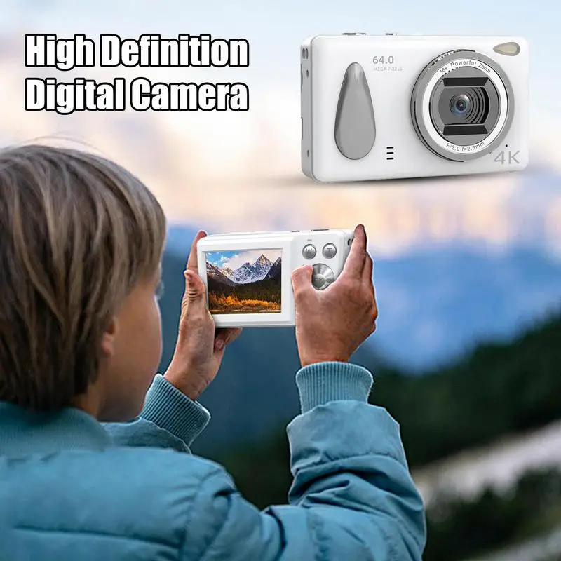 Digital Camera HD 4K Cameras For Photography Anti-Shake 18X Zoom Autofocus Telephoto Camcorder 2.4in Large Screen For Recording
Digital Camera HD 4K Cameras For Photography Anti-Shake 18X Zoom Autofocus Telephoto Camcorder 2.4in Large Screen For Recording