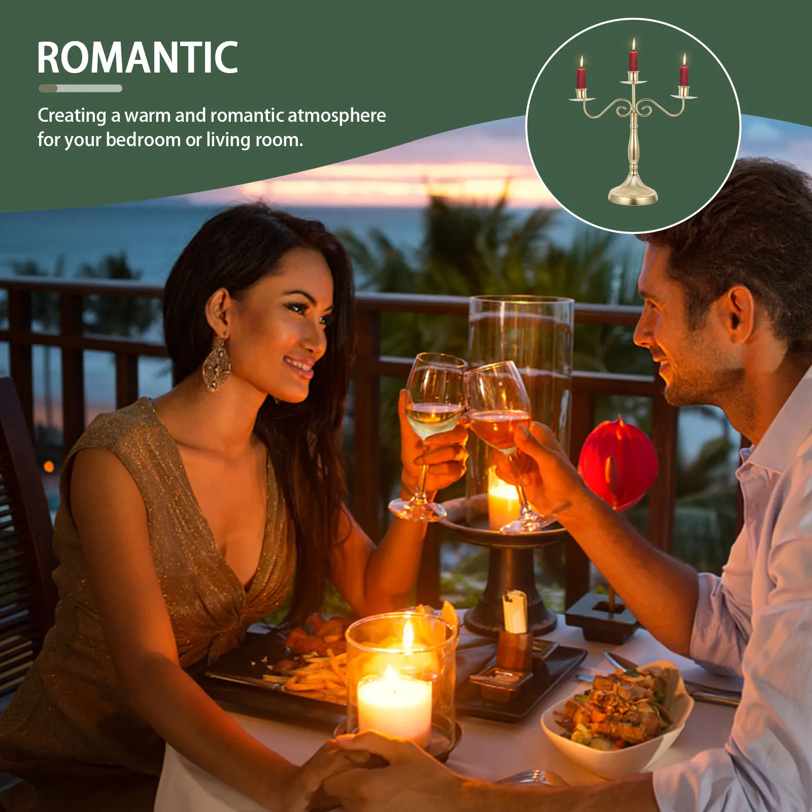 Metal Candlestick Ornament Romantic Holder Iron Holders Fall to The Ground Aromatherapy
Metal Candlestick Ornament Romantic Holder Iron Holders Fall to The Ground Aromatherapy