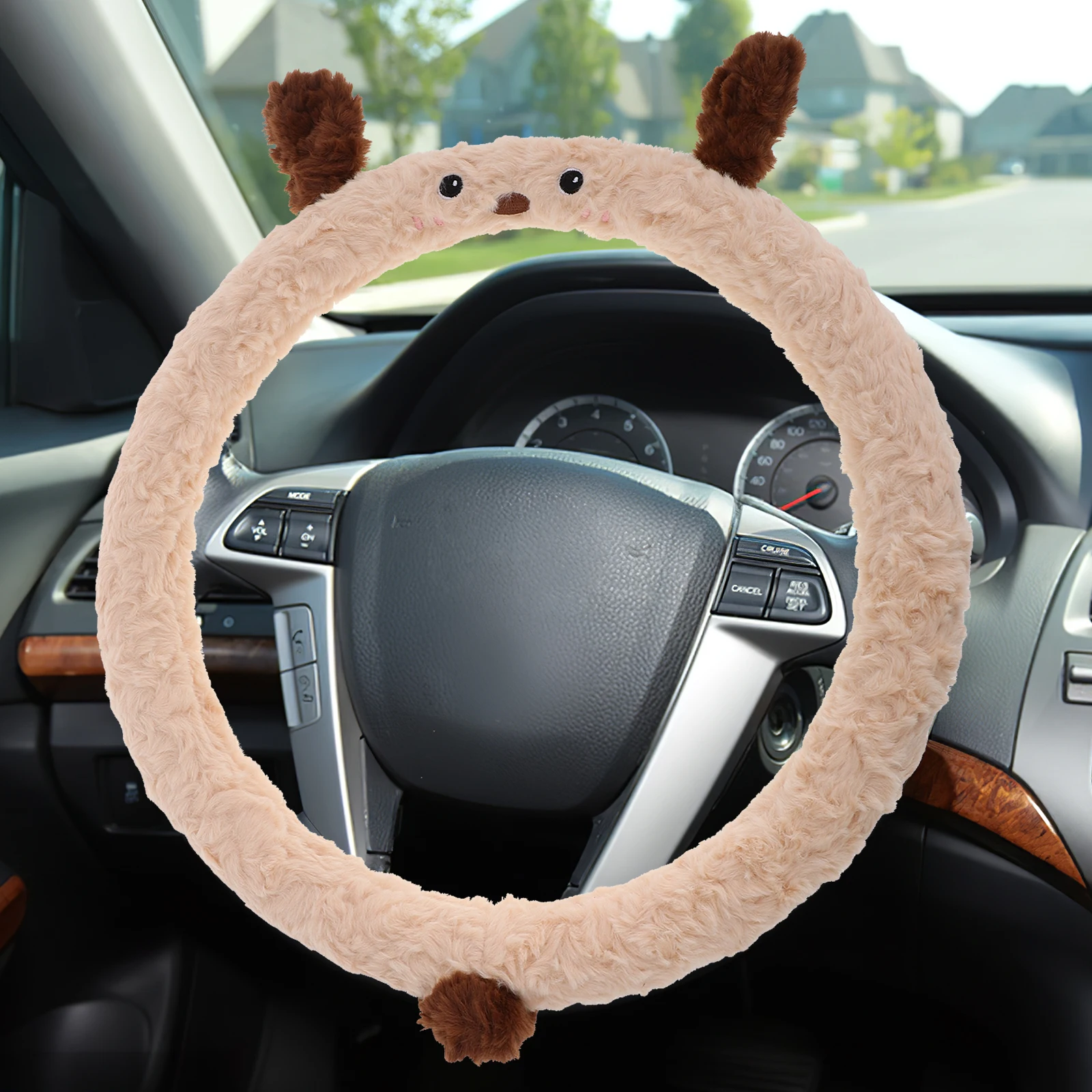Steering Wheel Cover Cute Cartoon Furry Car Accessories All Seasons Soft Universal Fit Non Slip Steering Wheel Wrapping
Steering Wheel Cover Cute Cartoon Furry Car Accessories All Seasons Soft Universal Fit Non Slip Steering Wheel Wrapping