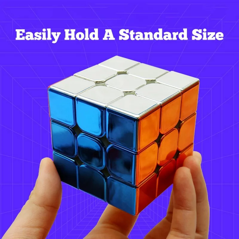 3x3 Speed Cube Magnetic Reflective Mirror,Stickerless Magic Cube
3x3 Speed Cube Magnetic Reflective Mirror,Stickerless Magic Cube