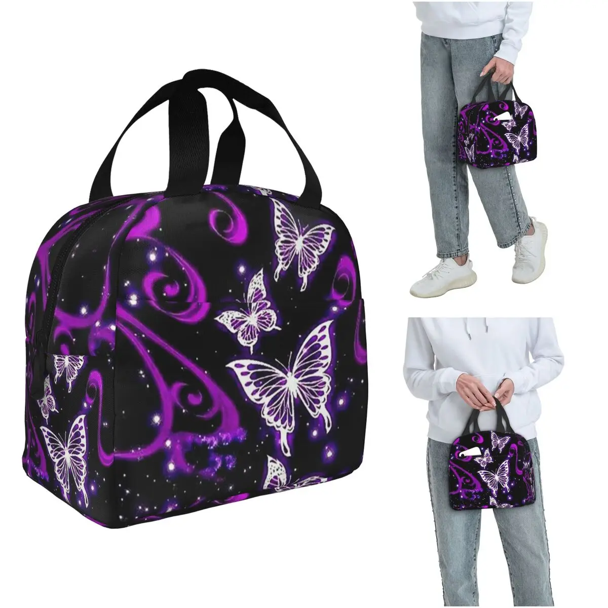 Cartoon Butterfly Insulated Lunch Bag for Women Office Cooler Thermal Food Box Tote Portable Lunch Boxes Container
Cartoon Butterfly Insulated Lunch Bag for Women Office Cooler Thermal Food Box Tote Portable Lunch Boxes Container