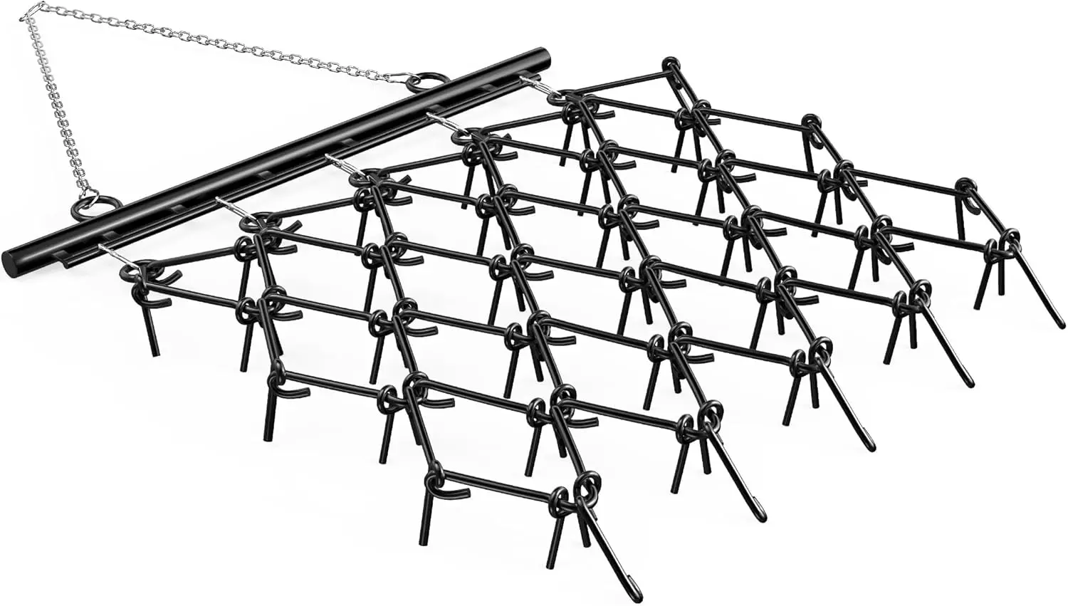 Heavy Duty Drag Harrow 5 FT x 4.5 FT, 1/2" Tines for ATV, UTVs, Lawn Tractors Leveling, Grading, Pastures, Breaking up Soil
Heavy Duty Drag Harrow 5 FT x 4.5 FT, 1/2" Tines for ATV, UTVs, Lawn Tractors Leveling, Grading, Pastures, Breaking up Soil