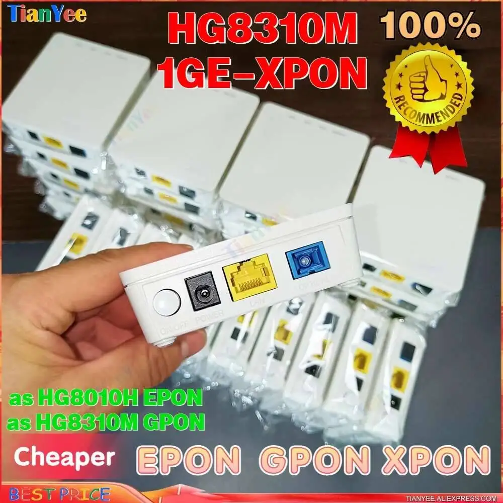 HG8310M Gigabit GPON XPON ONU FTTH ONT Termnal 1GE Модем Hybird Б/у
HG8310M Gigabit GPON XPON ONU FTTH ONT Termnal 1GE Модем Hybird Б/у