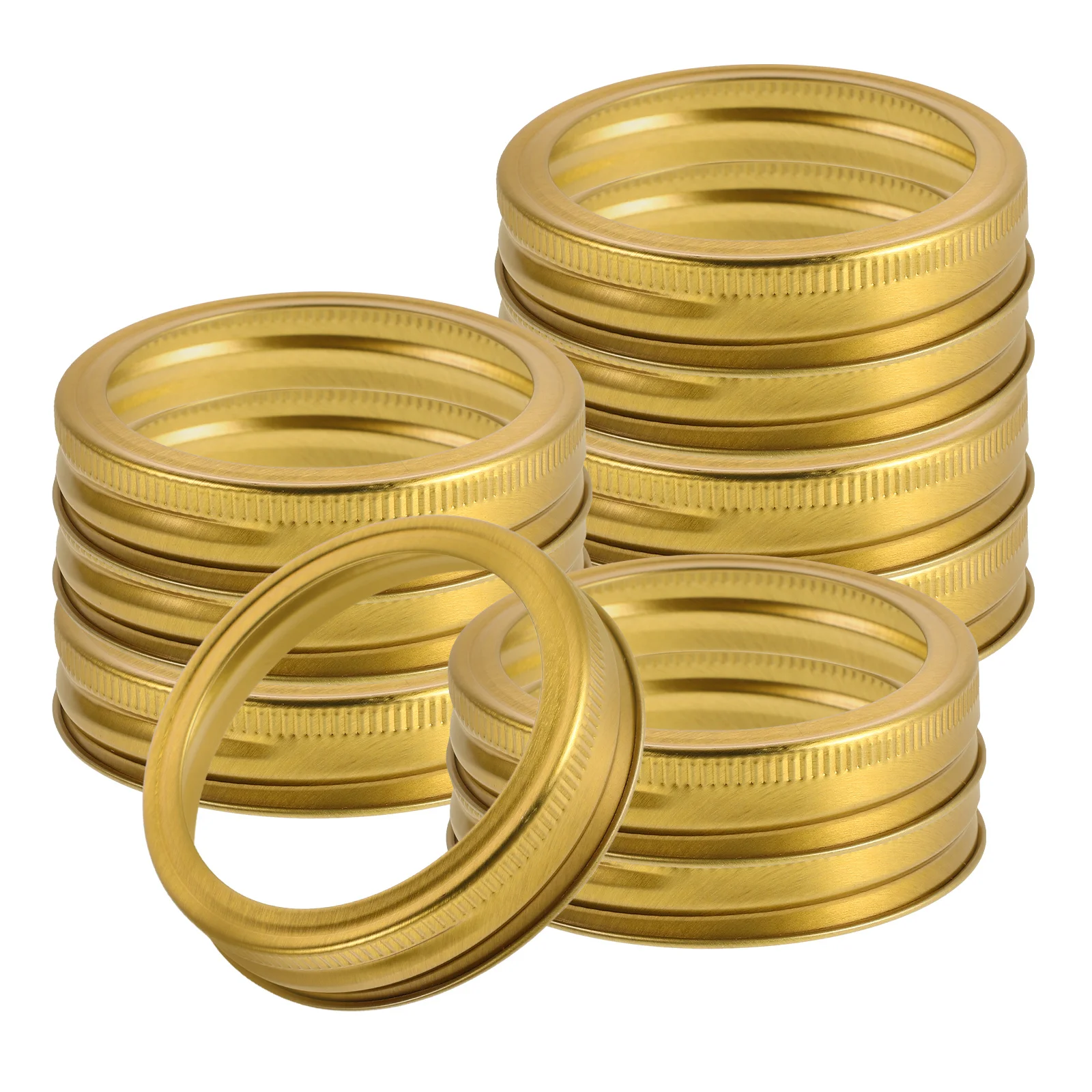 24pcs Mason Jar Lids Tinplate Canning Rings Reusable Jar Cap For Food Storage Jam Making Wide Mouth Lid Bands Replacement Supply 
24pcs Mason Jar Lids Tinplate Canning Rings Reusable Jar Cap For Food Storage Jam Making Wide Mouth Lid Bands Replacement Supply