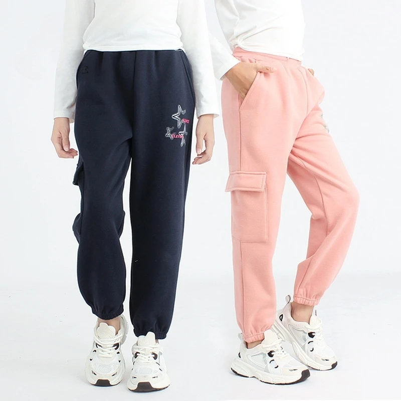 Kids Cargo Pants Korean Style Girls Fleece Lined Winter Trousers Girls Joggers Thermal Warm Snow Pants for Children Teen Kids
Kids Cargo Pants Korean Style Girls Fleece Lined Winter Trousers Girls Joggers Thermal Warm Snow Pants for Children Teen Kids