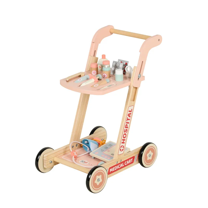 Wooden Children's Pretend Play Baby Toy Stroller Set for Interactive Play - Baby Walker Toy
Wooden Children's Pretend Play Baby Toy Stroller Set for Interactive Play - Baby Walker Toy