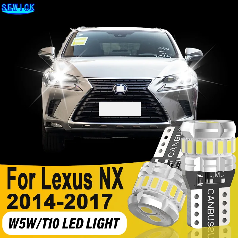 2x для Lexus NX NX200 NX200t NX300h 2014 2015 2016 2017 T10 194 501 Светодиодные освещения парковочного номерного знака Canbus Автомобильные купольные лампы
2x для Lexus NX NX200 NX200t NX300h 2014 2015 2016 2017 T10 194 501 Светодиодные освещения парковочного номерного знака Canbus Автомобильные купольные лампы