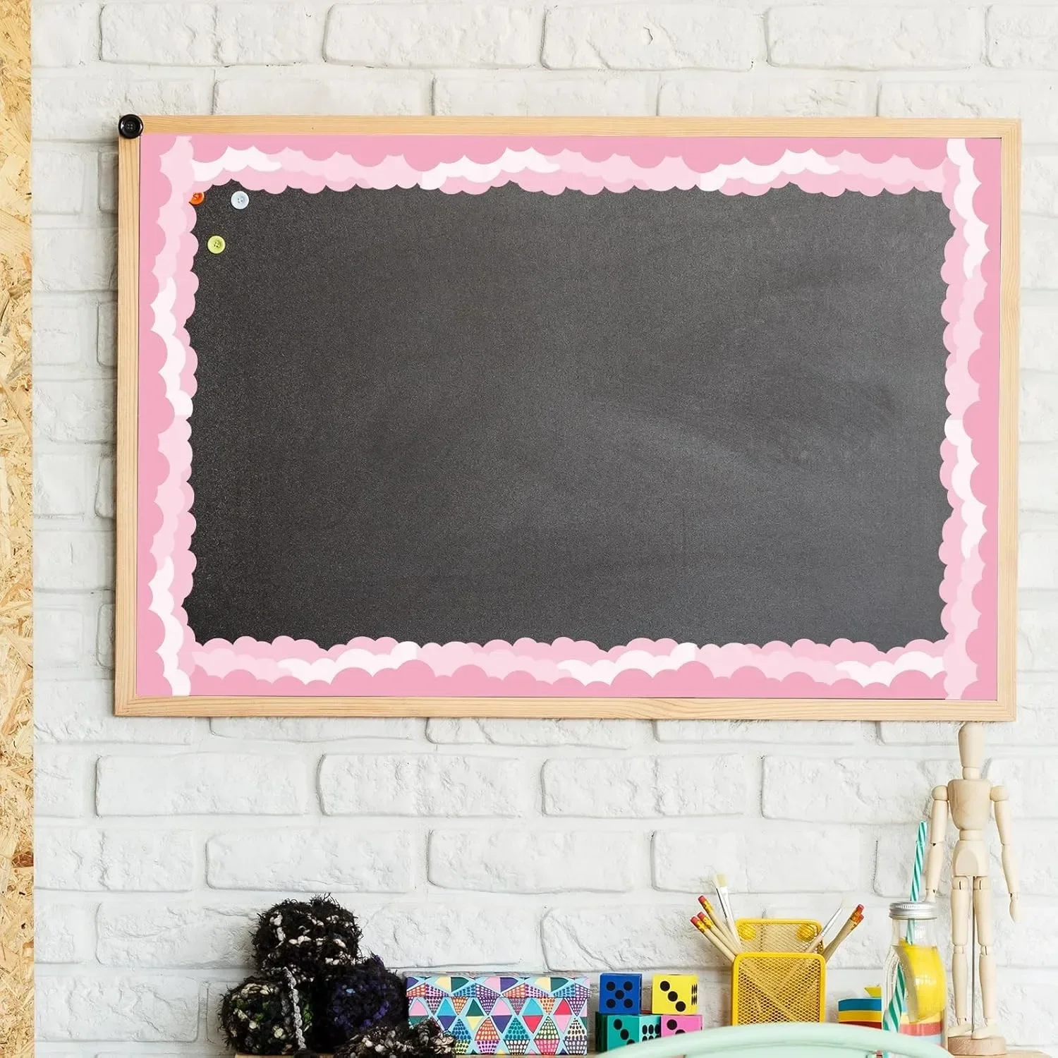 Pvc Pink Cloud Shape Bulletin Board Decor Diy Self Adhesive Wall Sticker Classroom Blackboard Office Window Wall Art Decoration
Pvc Pink Cloud Shape Bulletin Board Decor Diy Self Adhesive Wall Sticker Classroom Blackboard Office Window Wall Art Decoration
