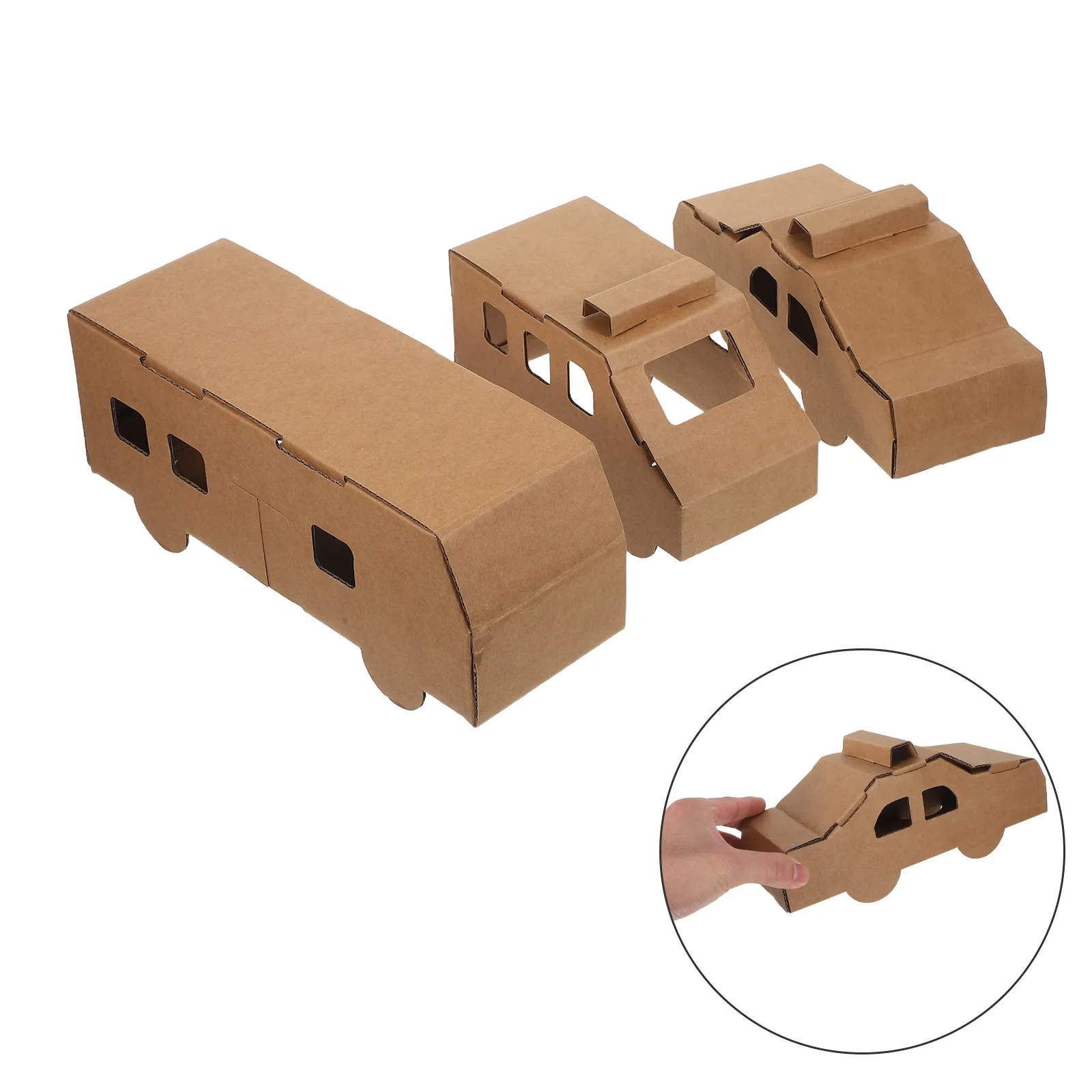 3Pcs Cardboard Vehicle Puzzle Unfinished DIY Paint Paper Cars Children Creative Learning Activities Party Supplies
3Pcs Cardboard Vehicle Puzzle Unfinished DIY Paint Paper Cars Children Creative Learning Activities Party Supplies
