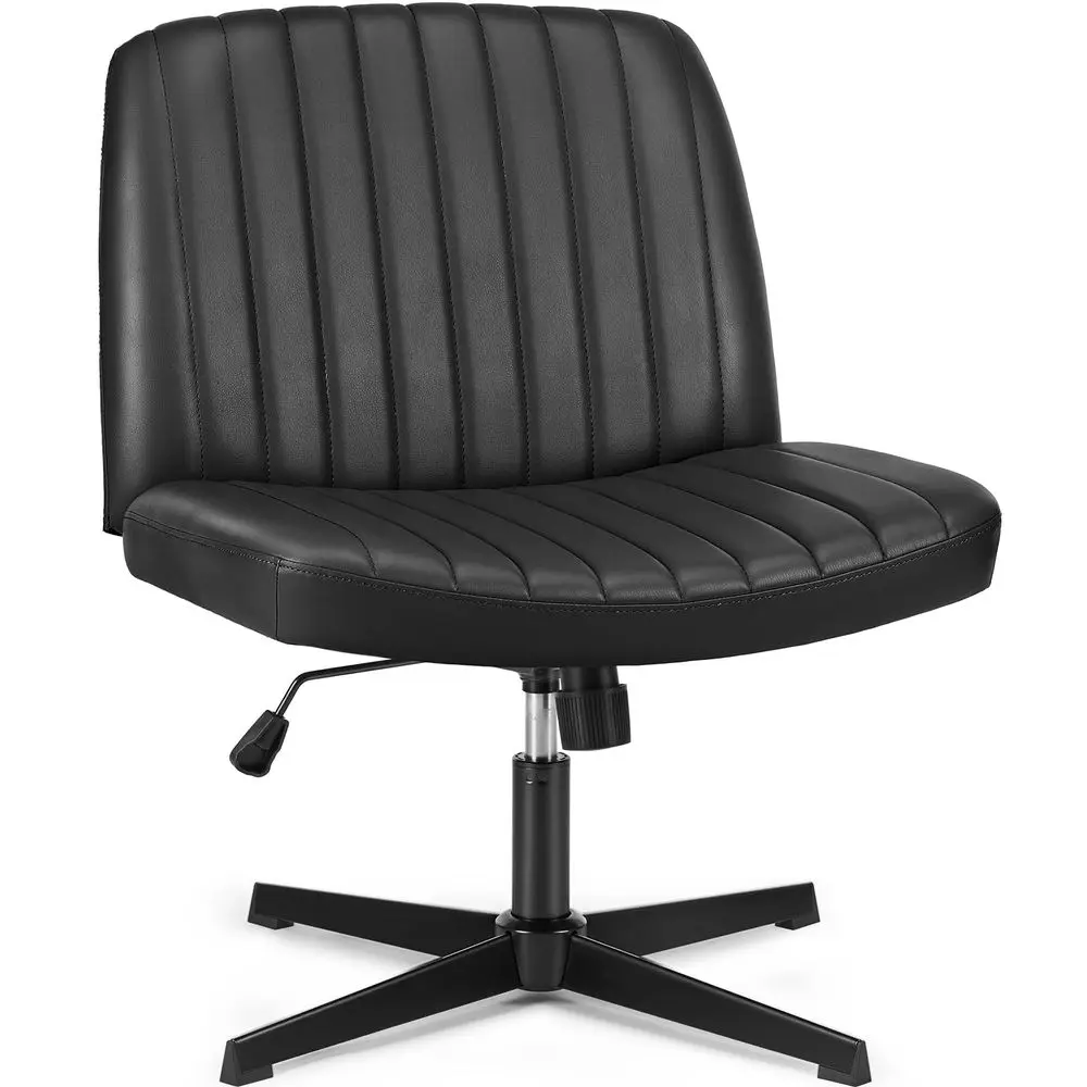 Criss Cross Legged Chairs No Wheels, Wide Seat Height Adjustable Swivel Chair,Padded PU Leather Armless Desk Chair for Home Off
Criss Cross Legged Chairs No Wheels, Wide Seat Height Adjustable Swivel Chair,Padded PU Leather Armless Desk Chair for Home Off