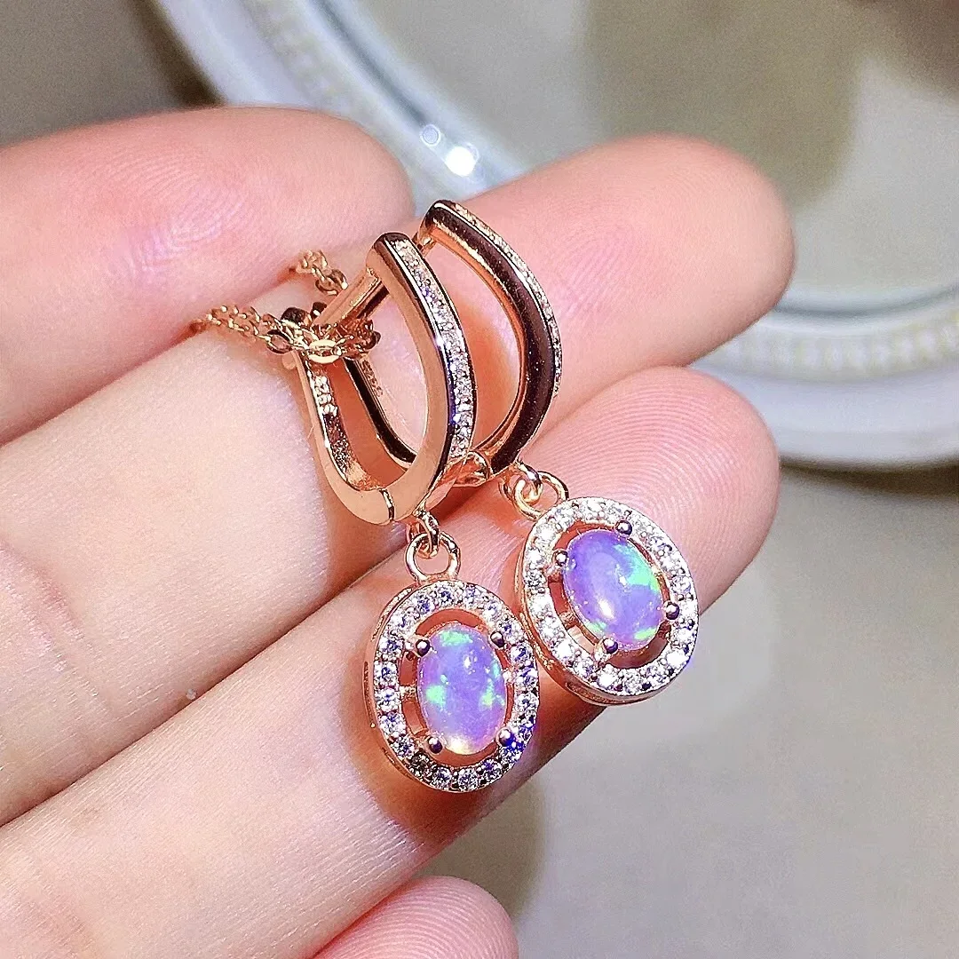 Модные серебряные серьги-кольца с опалом 4 мм * 6 мм, серьги с натуральным опалом, 18-каратное розовое золото, ювелирные изделия с опалом
Модные серебряные серьги-кольца с опалом 4 мм * 6 мм, серьги с натуральным опалом, 18-каратное розовое золото, ювелирные изделия с опалом