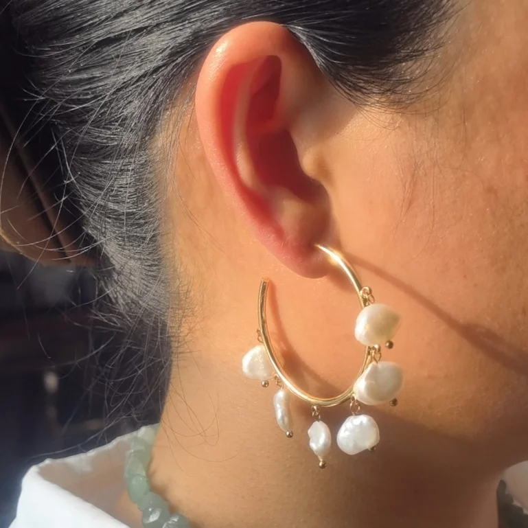 Серьги Pearla&Dan, модные круглые серьги в европейском и американском стиле, натуральный пресноводный жемчуг, нерегулярные жемчужные круглые подвески, уши
Серьги Pearla&Dan, модные круглые серьги в европейском и американском стиле, натуральный пресноводный жемчуг, нерегулярные жемчужные круглые подвески, уши