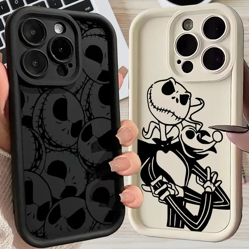 Jack Sally Skellington Art Silicon Case For Apple iPhone 17E 15 16 14 13 12 11 17 Pro Max 17 Air Plus 16E Phone Protective Cover
Jack Sally Skellington Art Silicon Case For Apple iPhone 17E 15 16 14 13 12 11 17 Pro Max 17 Air Plus 16E Phone Protective Cover