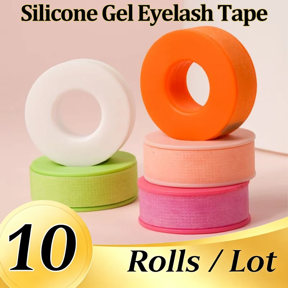 10Rolls Non-woven Silicone Gel Tape Breathable Sensitive Resistant Microporous Eyelash Extension Color Tape Sticker Makeup Tools
10Rolls Non-woven Silicone Gel Tape Breathable Sensitive Resistant Microporous Eyelash Extension Color Tape Sticker Makeup Tools