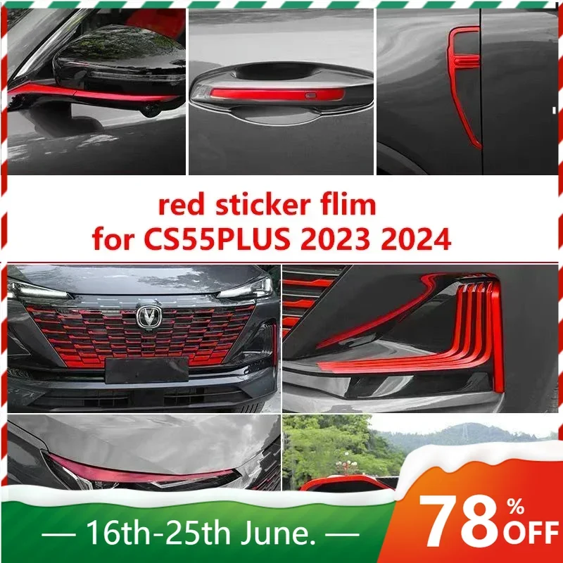 Красная Наклейка для Changan CS55 PLUS 2023 декоративная наклейка для бровей лампы Cs55plus 2024
Красная Наклейка для Changan CS55 PLUS 2023 декоративная наклейка для бровей лампы Cs55plus 2024