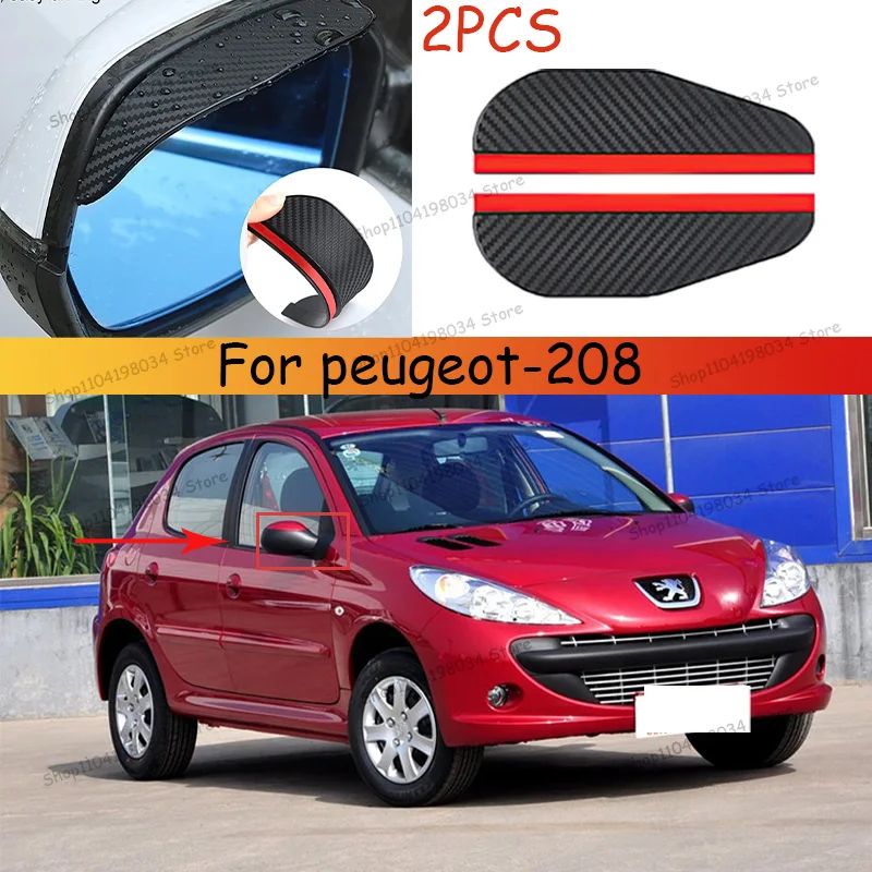 For peugeot-208 Car 2PCS Carbon Fiber Sun Visor Shade Cover Car Rearview Mirror Rain Eyebrow Protector Clear Vision
For peugeot-208 Car 2PCS Carbon Fiber Sun Visor Shade Cover Car Rearview Mirror Rain Eyebrow Protector Clear Vision